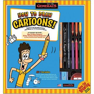 General Pencil How to Draw Cartoons Kit Today $14.99