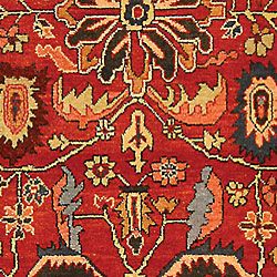 Hand knotted Turkistan Vegetable Dye Wool Rug (6 x 9)
