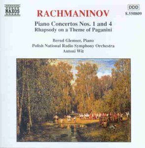 Rachmaninoff Klavierkonzerte 1 und 4 Musik