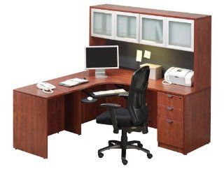 Corner Desk with Hutch JHA145