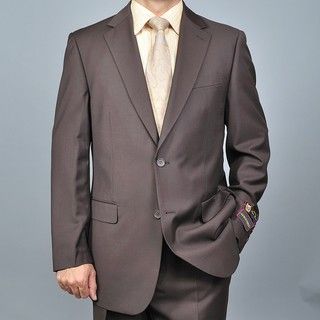 Giorgio Fiorelli Mens Brown 2 button Suit