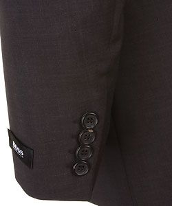 Hugo Boss Mens Grey 3 Button Suit
