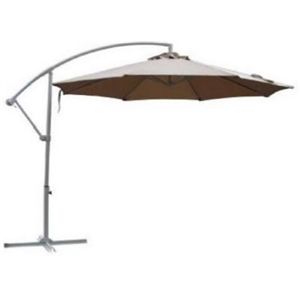 Bond Manufacturing Y99846 10' Beige Offset Umbrella