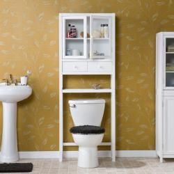 Ace Deluxe White Spacesaver Bathroom Cabinet