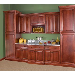Cherry Stain/ Chocolate Glaze 36 inch Wide Wall Cabinet Today: $364.45