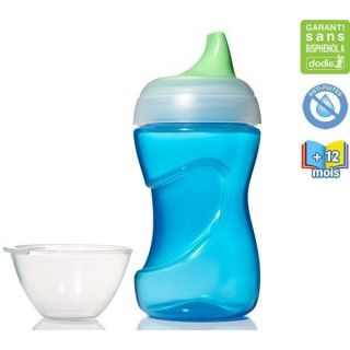 Tasse dapprentissage (12 mois et plus) avec bec souple (270 ml