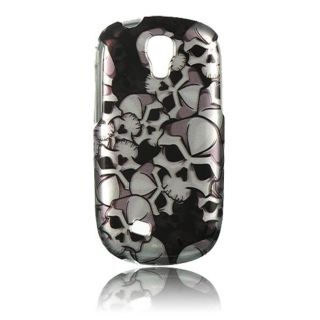 Luxmo Black Skull Snap on Protector Case for Samsung Gravity Smart