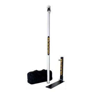 Boone Sports Fan Extension Flag Pole 16 ft. Fiber Glass and Tire Mount