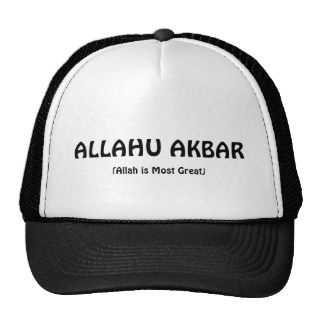 ALLAHU AKBAR schwarze Kappe