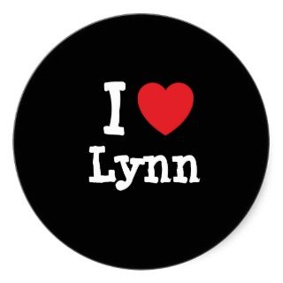 Liebe I Lynn Herz T Shirt Stickers